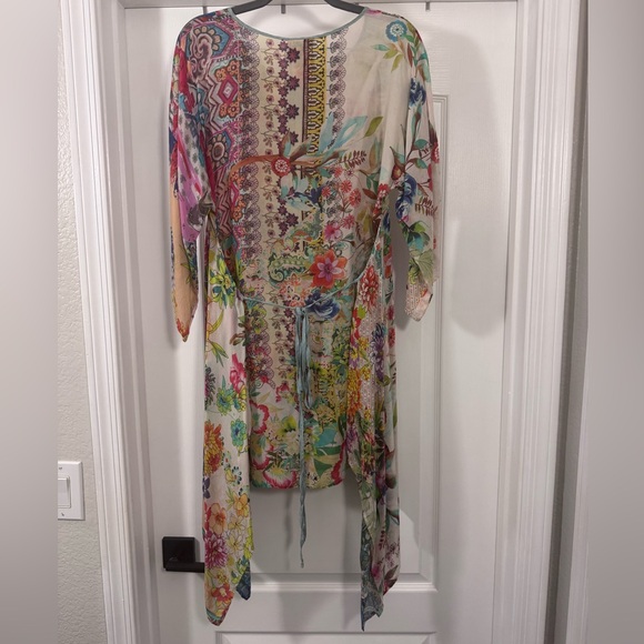 Johnny Was Multicolor Floral Patchwork Tunic/Dress - Picture 9 of 12